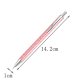 1PC New Glitter Sequin Style Metal Press Ballpoint Pen Luxury Gold Silver Wedding Signature Pen Stationery School Office Supply