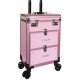 Portable Cosmetic Rolling Luggage Nail Art Tattoo Beauty Travel Suitcase Large Capacity Professional Trolley Makeup Suitcase