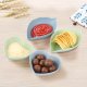 Wheat straw flavor seasoning plate, snack plate Creative kitchen multi-function dishes ice cream glaze sauce vinegar tableware